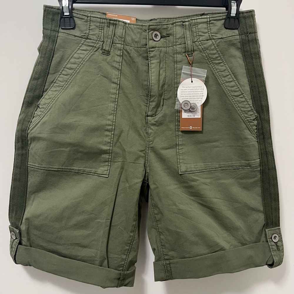 Denver Hayes Olive Green Bermuda Shorts